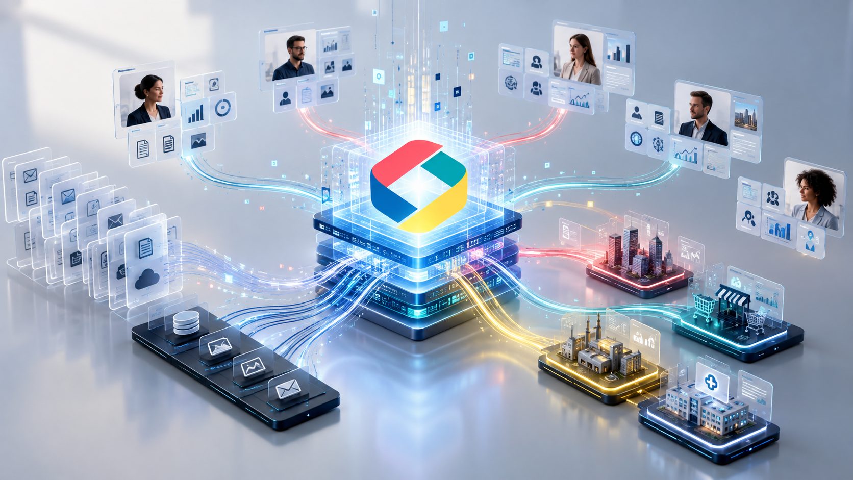 Life Intelligence Group AI core connecting people, data and industries